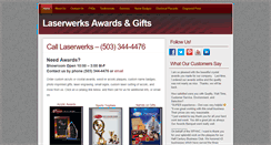 Desktop Screenshot of laserwerksawards.com